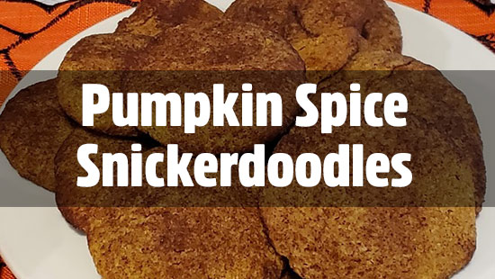Pumpkin Spice Snickerdoodles